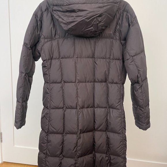 The North Face Jacket, Chocolate Brown Puffer, 600 Goose Down Long Coat, Small - Picture 2 of 9